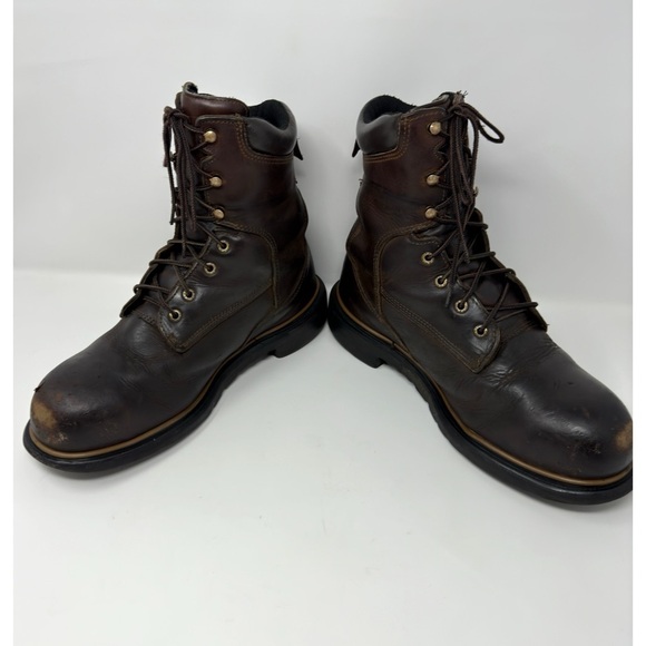 Red Wing 4200 8" Dynaforce Steel Toe Lace Up Work Boots 9.5 WIDE - Picture 7 of 9